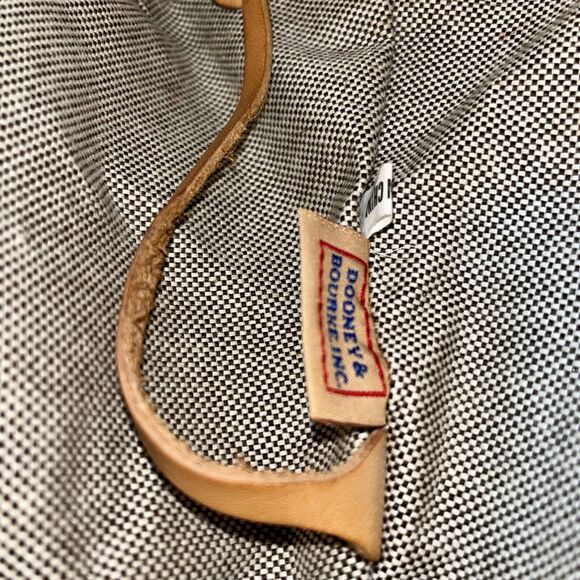 Dooney & Bourke Pebble Leather Satchel Berry Pink DB Logo Coquette Bag Tan Trim - Picture 7 of 13